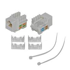 Network module (JACK COUPLE) 110 type,Cat 5e UTP. White