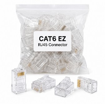 CONNECTOR RJ 45 CAT 6 EZ TYPE EASY TO MAKE (ACC-027)