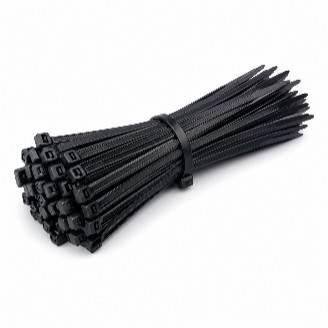 ZUNCHOS PLASTICOS. NYLON,NEGROS (ELT-027)