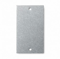 Tapa metalica ciega para caja 2x4 (ELT-037)