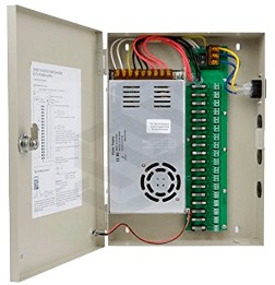 Power Supply 12 vdc/ 20 Amps/ For 18 (ZK-20A-18CH)